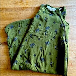 Kyte Baby Sleepsack Tog 1.0 Size Large, Green Zebra